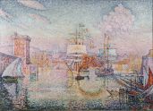 ポール・シニャック マルセイユ港の入り口 1911年 油彩・カンヴァス  Photograph:Jean Bernard”