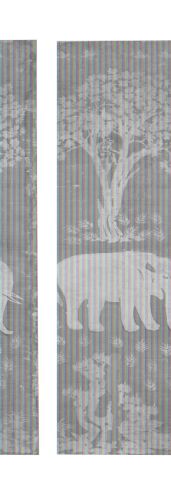 ≪臈纈屛風（びょうぶ）　象木≫ 奈良時代〔8世紀〕　正倉院宝物（11月2日～21日展示）