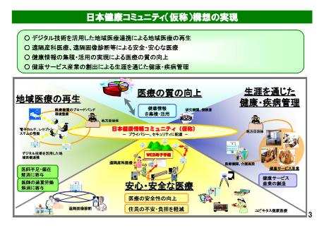 参考資料より：日本健康コミュニテイ（仮称）構想の実現